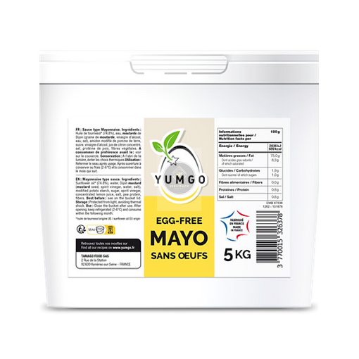 YUMGO MAYO Tojásmentes növényi alapú majonéz 5L